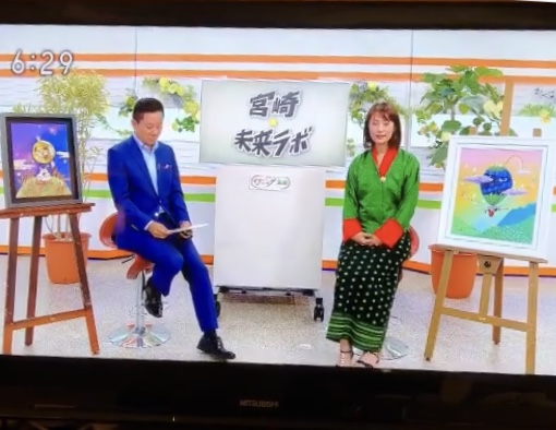 NHK『イブニング宮崎⭐︎未来ラボ』インタビュー出演 写真
